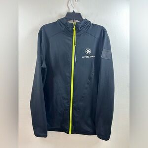 Aston Martin Formula One Lifestyle Tech  Hoody - Crypto Jacket Racing L  NWT